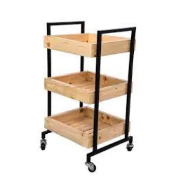 Durable Wooden Trolley